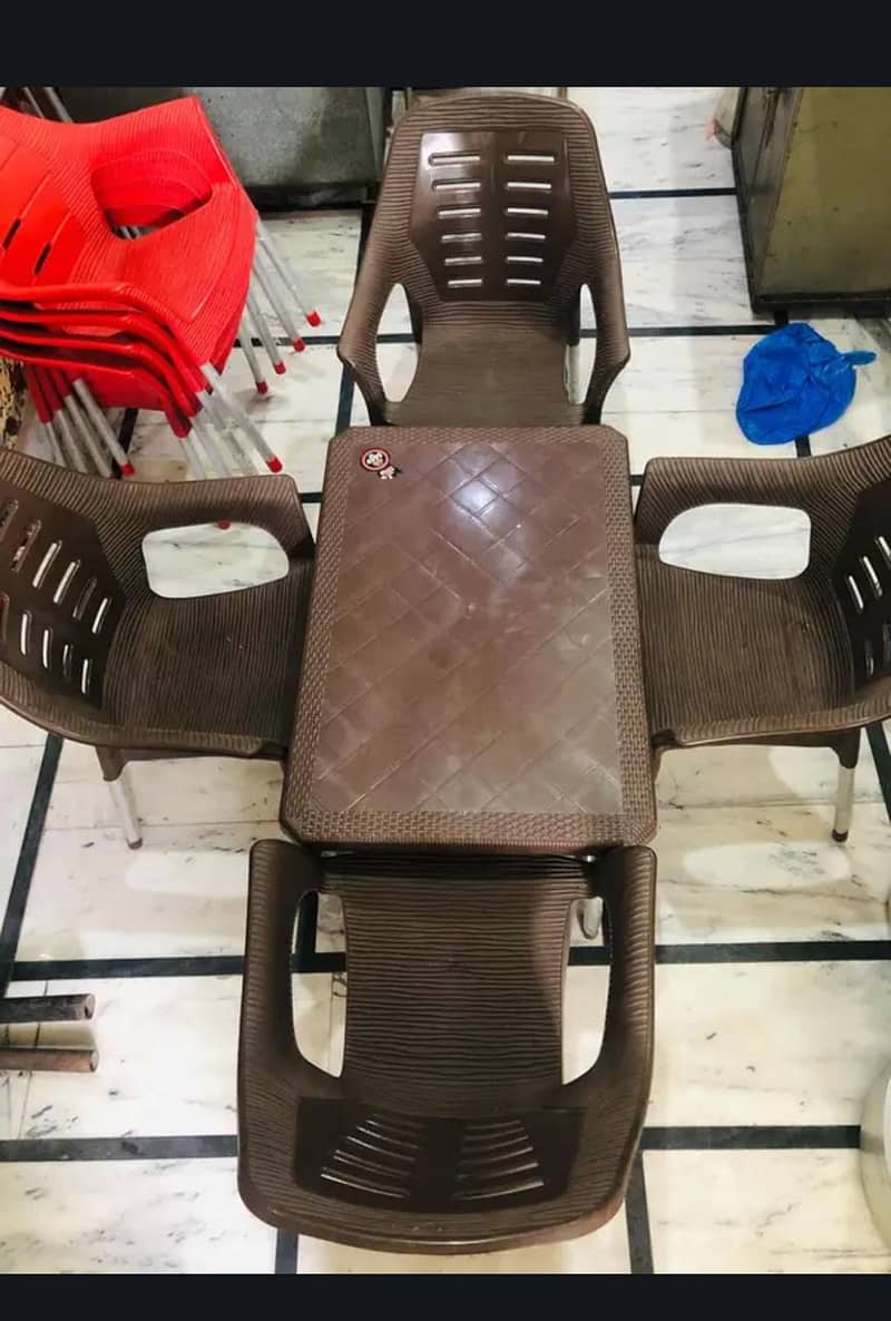 Chairs and table 0