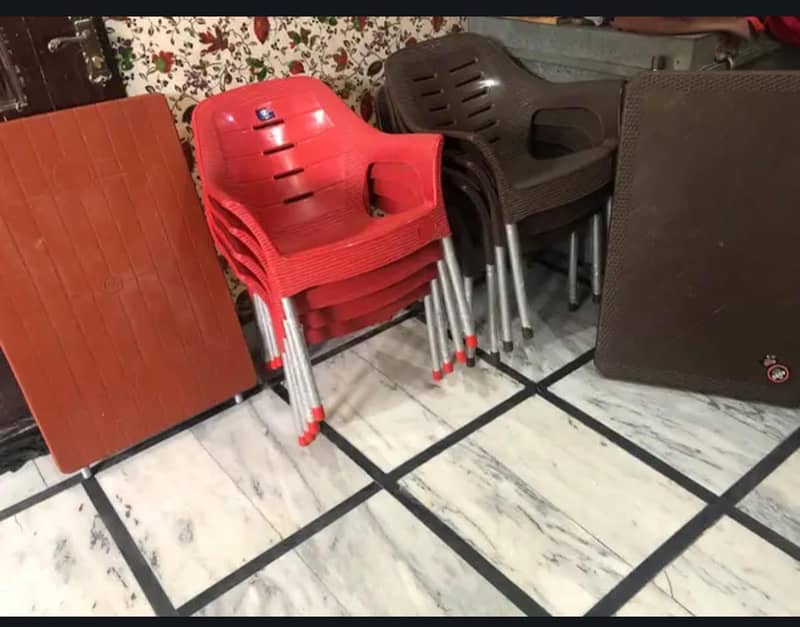Chairs and table 4