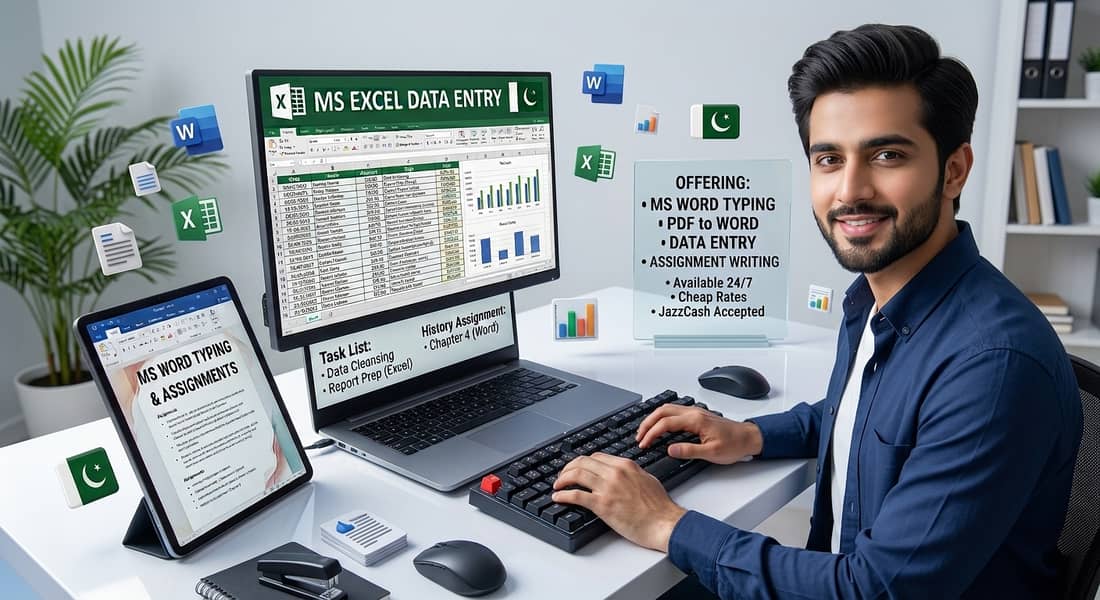 MS Word Typing & Data Entry Services | Assignment Writing 0