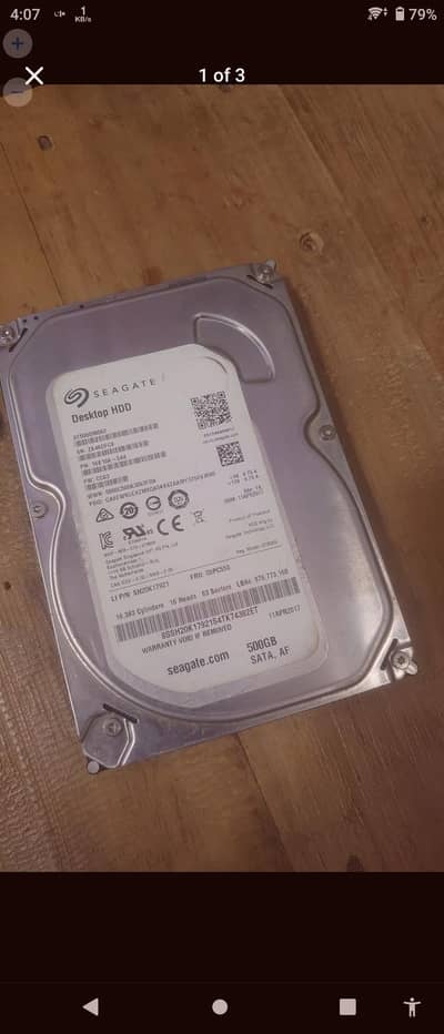 Seagate 500BG Hard Drive