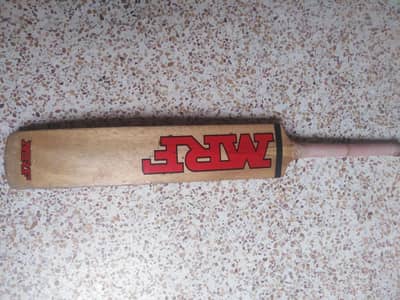 Coconut tape ball bat with MRF stickers