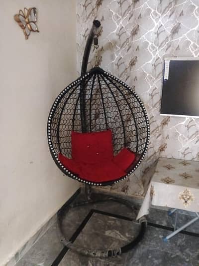 rattan basket jhula