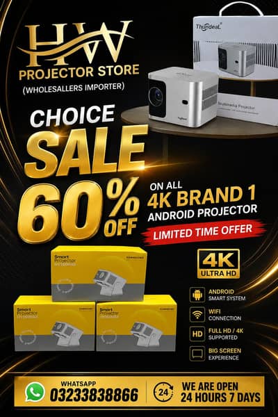 4k Full Hd android  Projector multimedia Projector Led smart projector