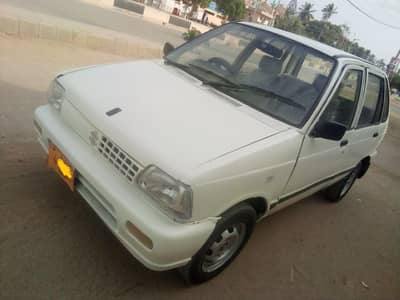 Suzuki Mehran VX 1990 model white colour good condition. only petrol