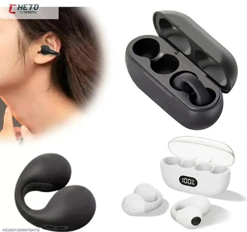 OWS Technology Wireless Earbuds – Black 3