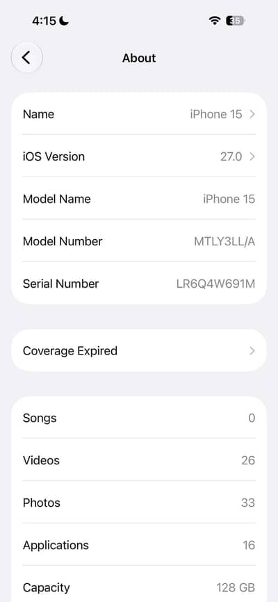 Apple iPhone 15
