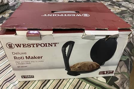 Westpoint Roti Maker Model WF-6514T 12"Nonstick plate power 2000Watts