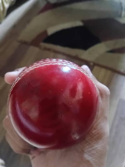 Red Cricket Hard Ball – Excellent Condition | Original Gifted Ball