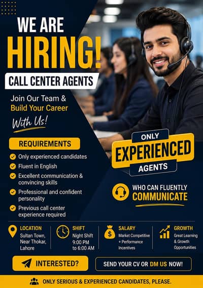 Job for call center