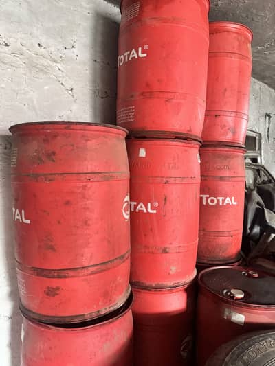 Genuine 208 Liter Empty Oil Drums | Heavy Duty Barrels