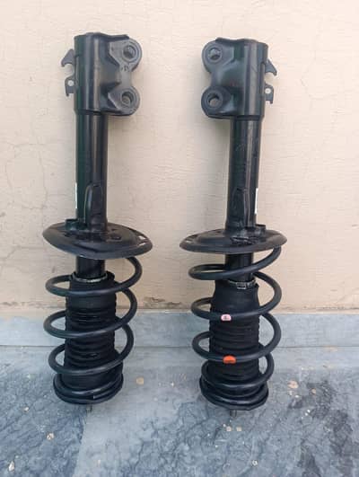 Toyota Vitz 2013-14 Front Shock Absorbers with Springs – Pair