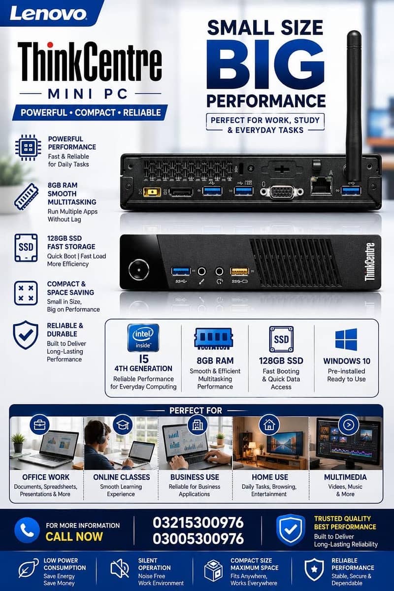 Lenovo i5 4th Mini Tiny CPU 0