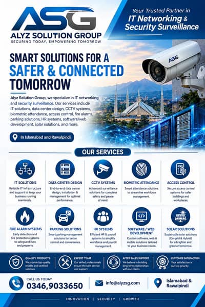 Advanced IT & Security Solutions in Islamabad