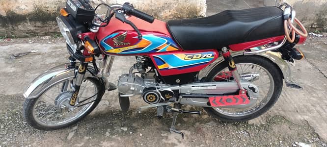 Honda CD 70 Red Color