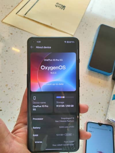 One Plus 10 Pro snapdragon 8gen1 12+12/256 Non PTA exchange possible
