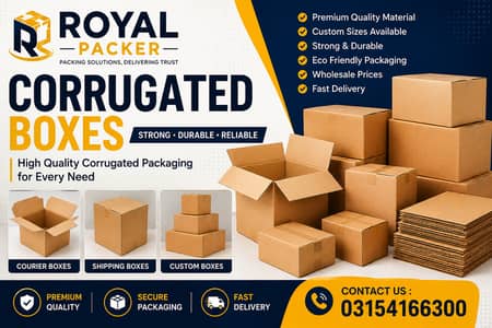 Corrugated Carton Boxes & Courier Boxes