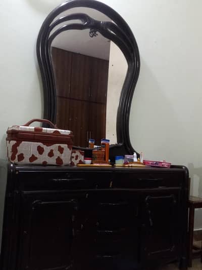 wooden dressing table