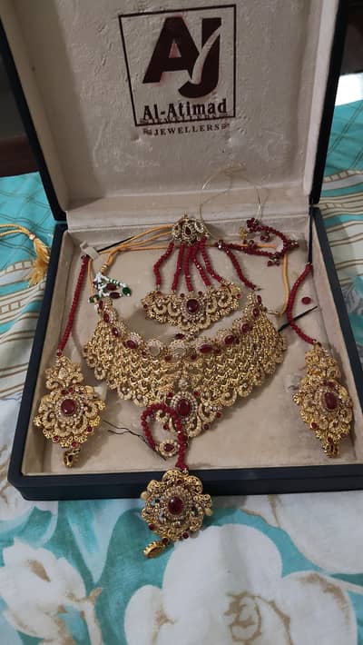 bridle red LAHANGA jewelry set
