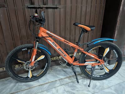 beautiful mountain bicycle with gear and aliram. 03335898677