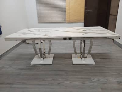 Brand New SS Dinning Table & Console