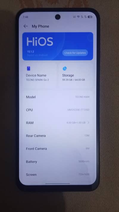 Tecno Spark Go 2 4/64