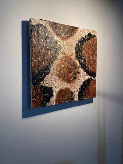 Abstract painting on canvas