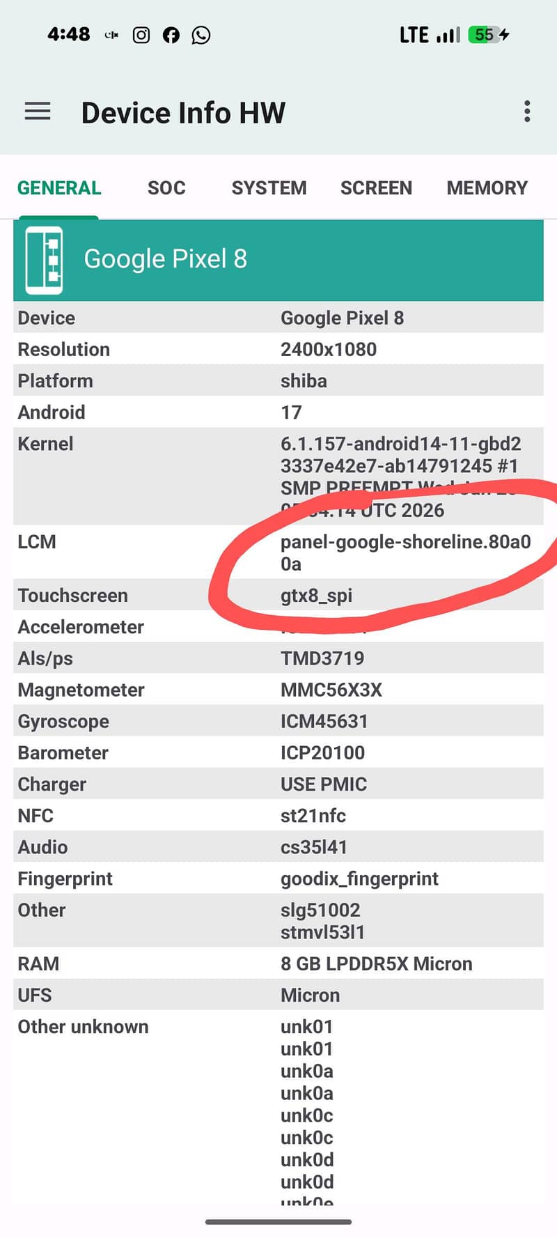 Google Pixel 8 6