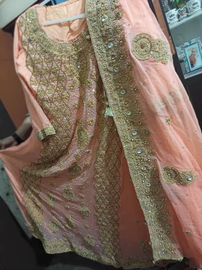 Bridal long Embroidery Maxi
