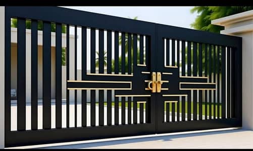 CNC Gate -Steel Gate - Double door gate - Iron Gate