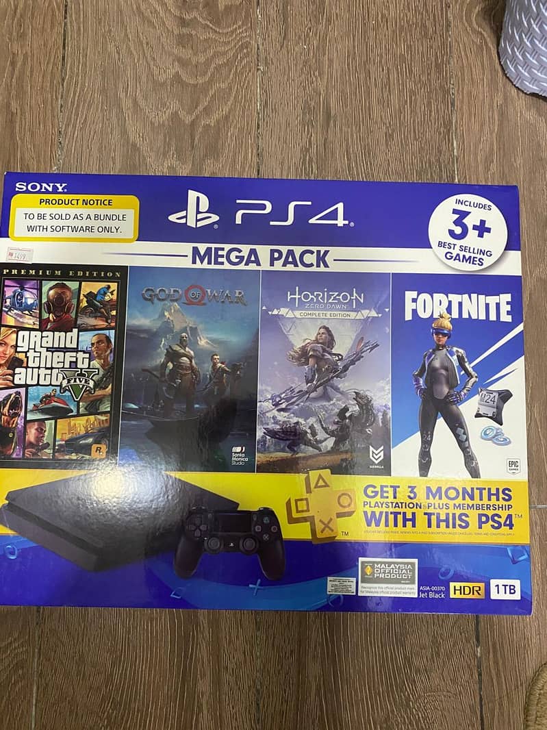 PS4 Slim + controller (box included) 4