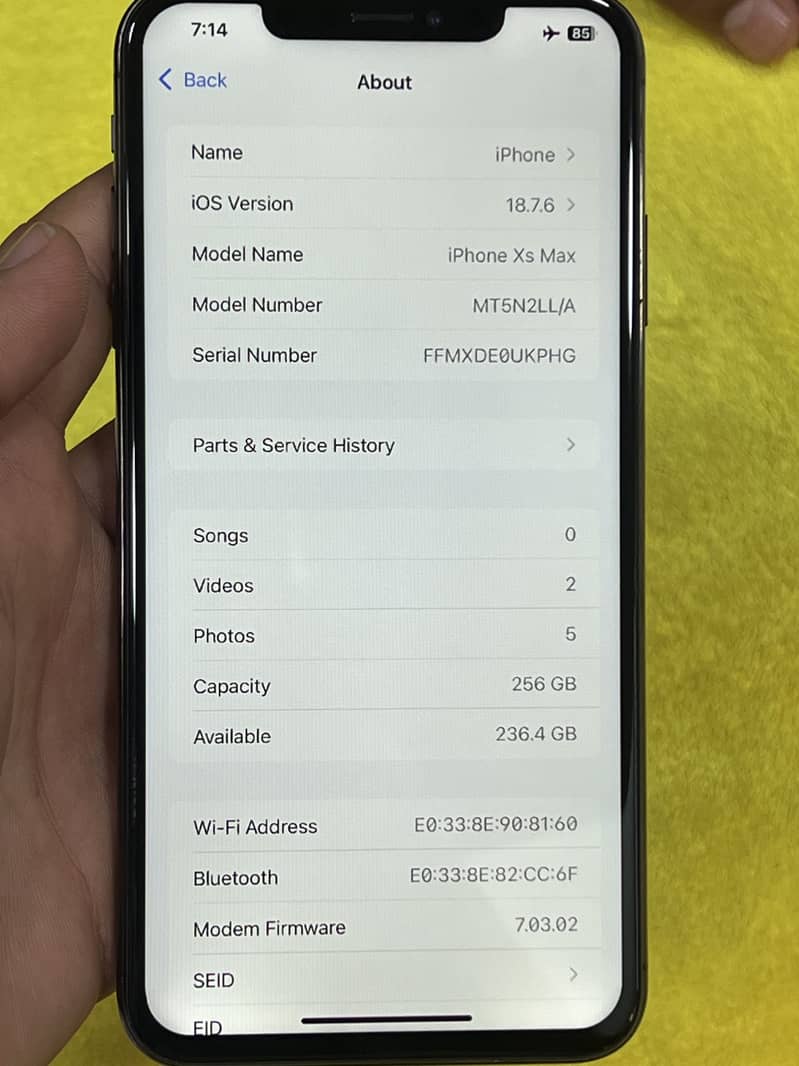 Apple iPhone XS Max 5