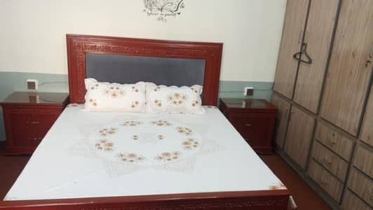 Bed for sell with Sofa And side tables