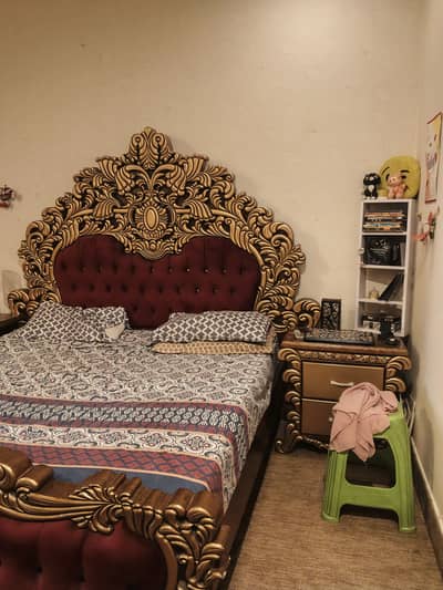 5 months uesd jahez bedroom full set for good