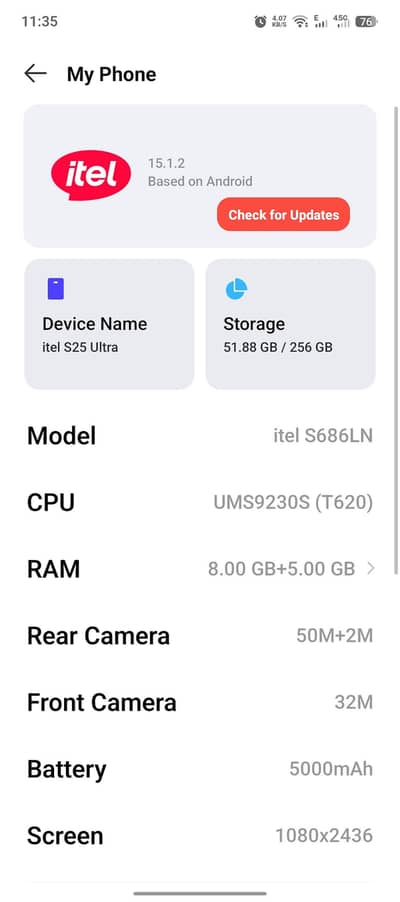 Itel S25 Ultra