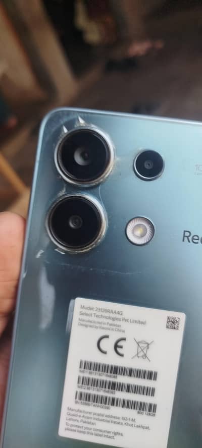 Redmi note 13 alla ok phone nmbr 03136550120