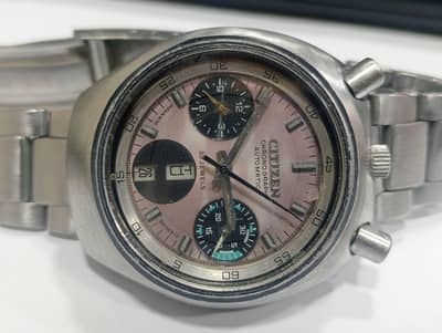 Vintage Citizen Bull Head automatic chronograph watch for men