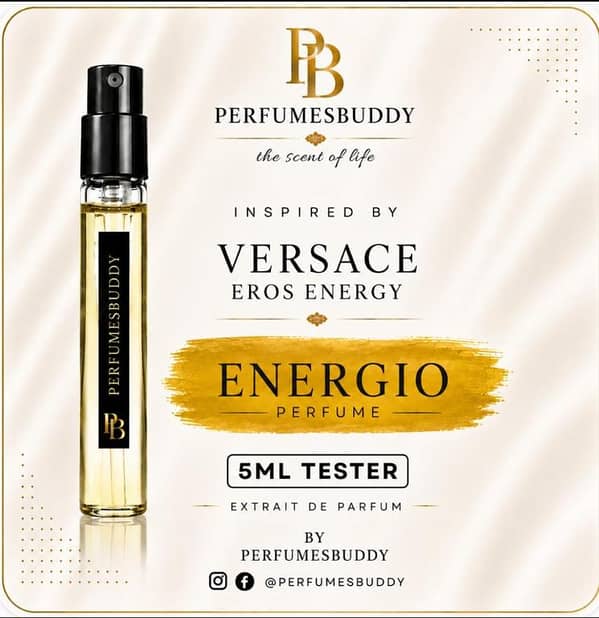PERFUMESBUDDY ENERGIO 5ML Tester – Impression of V-Eros Energy Edp for Unisex