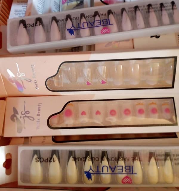 12Pcs Artificial Nails for Girls and Women – Premium Quality Designer Styles (Random Selection)