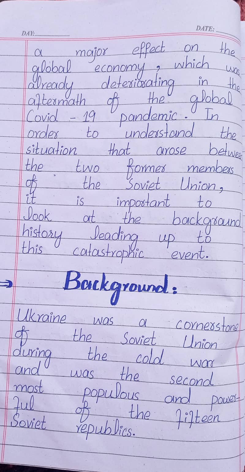 Assignment work 1
