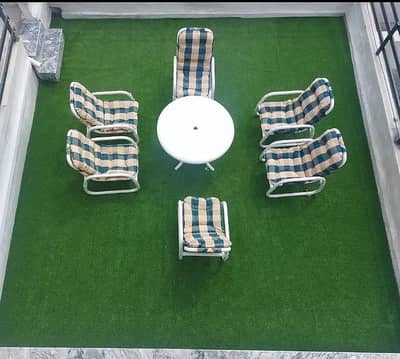 Outdoor chair - garden chair - outdoor furniture - Rattan chair table