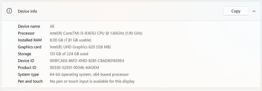 Laptop For Sale WhatsApp #: 03004362718