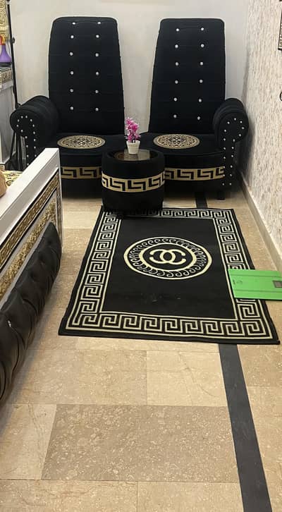 high take sofa chairs with table