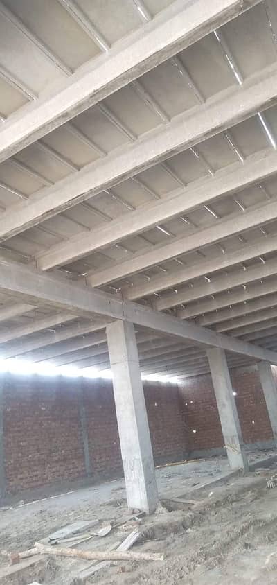 Control shed roof/Boundary wall/Precast boundary wall/Girders/slabs