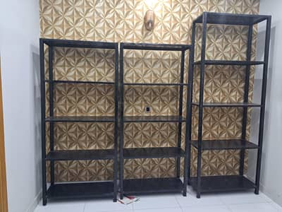 Heavy Duty Metal Racks for Sale in black color - Excellent Condition