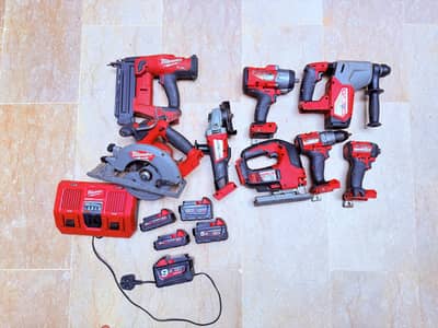 Milwaukee Original (USA MADE) Brushless Heavy duty Power Tool kit