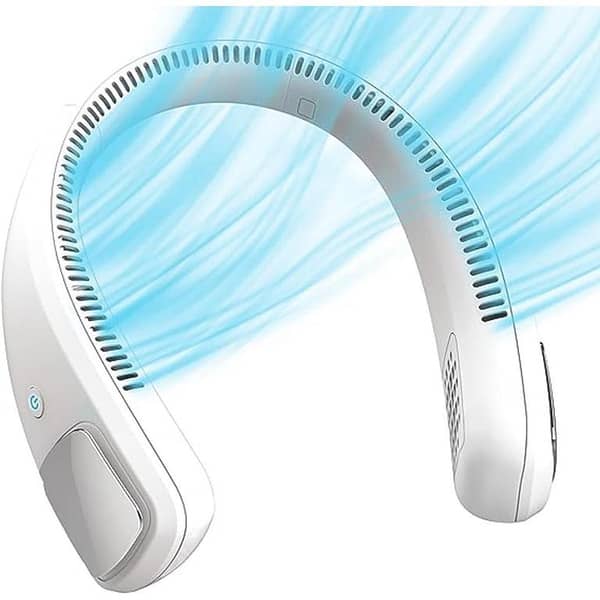 SAJEES Air Freedom Personal Air Cooler - Portable Neck Fan with 3-Speed Settings, Wearable Design, Lightweight and Rechargeable