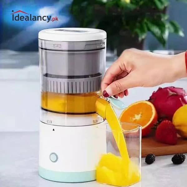 SAJEES Kitchen Appliances Mini Portable Cold Press Blender and Electric USB Citrus Orange Extractor