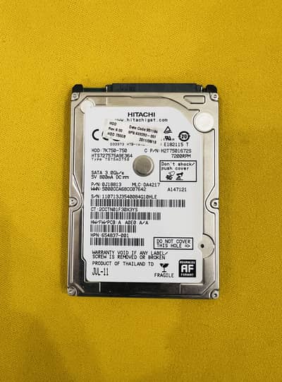 Hitachi 750GB SATA HDD — For Sale
