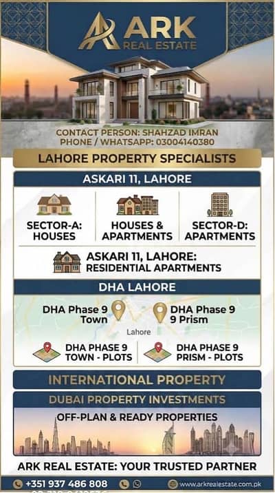 property advisor dubai & LAHORE