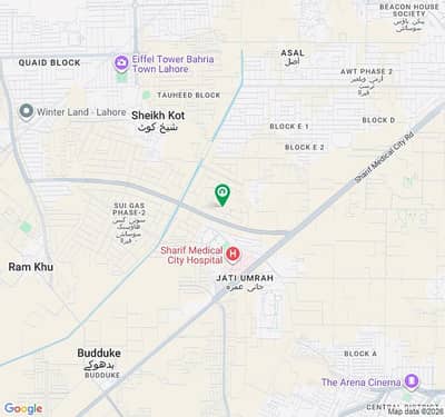 1 Kanal Residential Plot for Sale in Sui Gas Phase 2 Lahore Prime Location